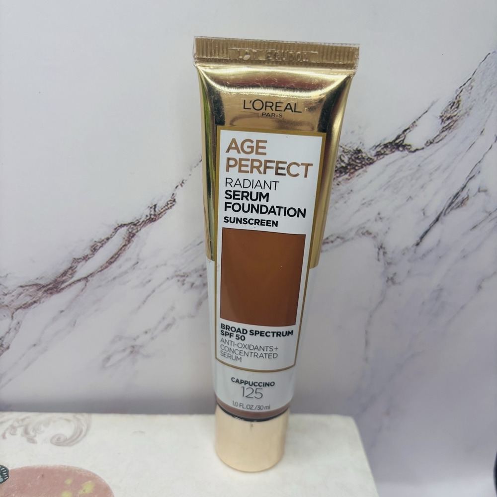 L'oreal Age Perfect Radiant‎ Serum Foundation Sunscreen 125 Cappuccino